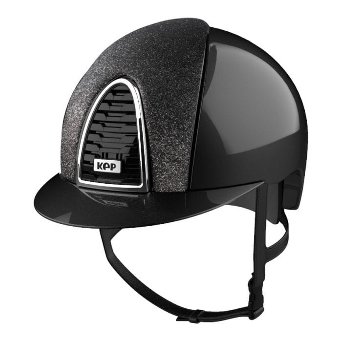 Kask KEP Italia CROMO 2.0 Shine Special Black Matt Glitter - Cavalo